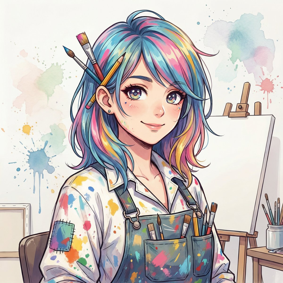 草莓视频动漫原画师林彩绘